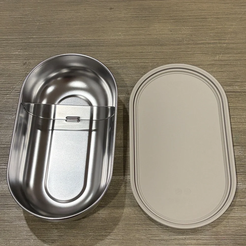 IKEA HALVVARM Food Container With Lid & Divider (204.972.21) NEW